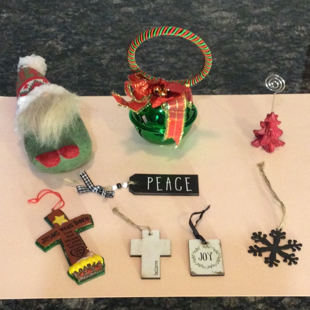 Christmas Tree Ornaments x 8